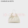 CHARLES&KEITH柔軟褶皺鏈條云朵包手提單肩包包女包生日七夕禮物CK2-10151320 曬單實拍圖