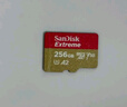閃迪（SanDisk）256GB TF(MicroSD)內存卡 4K極速金卡A2 V30 U3行車記錄儀 運動相機無人機 監(jiān)控存儲卡 讀190MB/s 曬單實拍圖