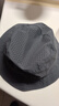 蘇木佰（SOMUBAY）防曬漁夫帽男款潮夏季透氣網(wǎng)眼速干遮陽(yáng)帽戶(hù)外釣魚(yú)帽子大頭圍盆帽 【全透氣孔】 深灰 日常佩戴 加大碼 配防風(fēng)繩(59-62CM) 曬單實(shí)拍圖