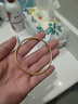 賽菲爾復(fù)購(gòu)補(bǔ)貼古法黃金手鐲足金999.9素圈節(jié)日送禮 56#（520） 約5.2克 曬單實(shí)拍圖