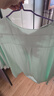 Lauaird90-300斤大碼女棉麻刺繡森系文藝V領(lǐng)短袖t恤寬松洋氣減齡薄款衫潮 藍色 5XL 220-260斤 曬單實拍圖