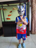 G.DUCKKIDS童裝男童套裝夏季新款賽羅奧特曼衣服兒童運動(dòng)套裝卡通寶寶兩件套 彩虹奧特曼紅色aoegkqe 130 建議120-130cm7-8歲 曬單實(shí)拍圖