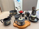 方言紫砂功夫茶具套裝家用辦公中式懶人自動(dòng)泡茶神器整套茶具禮盒裝 11頭紫砂招財如意+蓋碗禮盒裝 曬單實(shí)拍圖