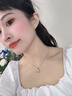 GUSKI法國品牌四葉草手鏈女小清新輕奢玫金色七夕情人節(jié)高級禮物送女友 玫瑰金色四葉草手鏈【品牌禮盒】 曬單實拍圖