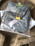 JEEP SPIRIT牛仔褲男春秋新款寬松破洞褲子男復(fù)古高街美式大碼高端哈倫褲 8662破洞藍(lán) 31 曬單實拍圖