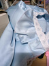 另約高級感睡裙女夏季帶胸墊藍色冰絲花邊公主風(fēng)家居服中長(cháng)款睡衣夏天 2516HLA 花邊領(lǐng) 藍色 帶胸墊 M 曬單實(shí)拍圖