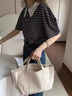 黛芮婷大碼彈力哈倫牛仔褲女春秋新款梨形身材胖妹妹高腰遮肉顯瘦老爹褲 深藍(lán)色(款) 常規(guī) M 建議 95-105 斤 曬單實(shí)拍圖