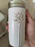 乾唐軒活瓷杯【送人禮物】清心福蓮水杯茶杯陶瓷杯子送禮隨手杯手工定制 牙白·手工描金 曬單實(shí)拍圖