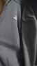 美津濃MIZUNO戶(hù)外休閑衛衣男春秋冬季連帽開(kāi)衫加絨加厚外套男純色寬松 曬單實(shí)拍圖