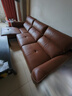 顧家家居（KUKA）門(mén)店同款自在家沙發(fā)床牛皮功能電動(dòng)沙發(fā)6319咖三人位三電動(dòng)2.8m 曬單實(shí)拍圖