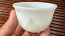 蘇氏陶瓷（SUSHI CERAMICS）冰種玉瓷主人杯淡墨秋山圓融茶杯功夫茶個(gè)人專用茶杯110ml 曬單實(shí)拍圖