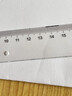 得力文具6220塑料直尺20cm/30cm/40cm/50cm/60cm多規格尺子學(xué)生辦公測量工具 【1支】20cm直尺-6220 曬單實(shí)拍圖