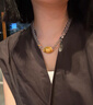 瑞諾黃金富甲一方白水晶項(xiàng)鏈女新款999足金盤纏串生日禮物送女友 勿拍/精美包裝定金 曬單實(shí)拍圖