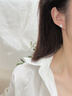 珍·尚銀【中國黃金授權(quán)】銀925耳釘女耳飾七夕情人節(jié)禮物生日高級送老婆 星期耳釘套盒 曬單實拍圖