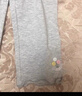 戴維貝拉兒童打底褲女童夏裝彈力褲子女寶寶七分褲童裝 曬單實(shí)拍圖