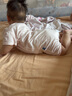 babycare寶寶連體衣純棉新生兒短袖爬服哈衣滿月嬰兒衣服 香檳粉 80cm  曬單實拍圖