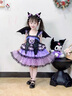 G.DUCKKIDS庫洛米衣服女童兒童連衣裙夏季洛麗塔公主裙生日裙子春秋圣誕服裝 吊帶裙+發(fā)箍 夏季 130 建議身高120-130cm7-8歲 曬單實拍圖