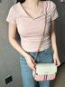 GUSKI包包女包奢侈品牌斜挎包女2025新款高級(jí)單肩包生日禮物送女友老婆 粉色【Pink】 精美禮盒裝 曬單實(shí)拍圖