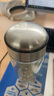 斯奈克雙層鵝蛋玻璃杯茶水分離泡茶杯子商務(wù)男士大肚杯防燙隔熱水杯印字 【不銹鋼蓋子】本色380ml 曬單實(shí)拍圖