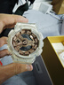 卡西歐（CASIO）手表G-SHOCK GIRLS透明系列女表 時(shí)尚運動(dòng)防水手表地球儀特殊表盒 GMA-S110SR-7A手鐲禮盒版 曬單實(shí)拍圖