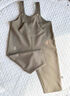 巴厘小豬寶寶背帶褲春秋款潮酷帥氣男寶連體褲兒童連身長(cháng)褲舉重褲男童褲子 松煙灰 110 曬單實(shí)拍圖