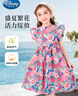 迪士尼女童純棉連衣裙夏公主親膚透氣女寶碎花裙兒童裙子TD2EQ002 160 曬單實拍圖