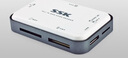 SSK飚王USB3.0高速讀卡器SD/TF/CF卡多功能多合一 傳輸免驅動(dòng) 支持相機手機存儲卡內存卡工控機 USB3.0 金屬多卡多讀 SCRM056 曬單實(shí)拍圖