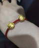 周六福  黃金轉(zhuǎn)運(yùn)珠男女款5D硬金生肖龍虎頭龍手繩 定價(jià) 0.82g 曬單實(shí)拍圖