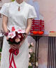 鷺青一原創(chuàng)【清光調(diào)】重工提花旗袍裙女夏季國風改良新中式連衣裙 米色旗袍裙 M 曬單實拍圖