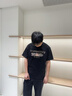 Cebrodz法國 美式高街潮牌短袖t恤男夏季復(fù)古休閑水洗做舊小眾痞帥體恤 水洗黑灰色 L 曬單實拍圖