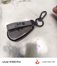 S.CHUANG2025款蔚來(lái)es6鑰匙套et5汽車(chē)ec6高檔es8女男士et7包es7扣ec7殼包 A款槍灰皮【合金邊框】手繩套裝 曬單實(shí)拍圖