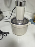 摩飛電器（Morphyrichards）絞肉機(jī)家用小型佐料機(jī)多功能碎肉切菜輔食料理機(jī)搗蒜器攪拌機(jī)MR9409 椰奶白 0.8L 曬單實(shí)拍圖