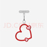 CASETIFY 【全新上市】心形手機腕帶 適用于iPhone全系列手機配件 多功能手機掛環(huán)腕帶 浪漫紅 曬單實拍圖