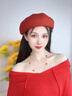 TFY紅瑪瑙淡水珍珠項鏈女長款 2025新款爆款輕奢紅色復古雙層頸鏈 淡水珠紅瑪瑙項鏈 曬單實拍圖