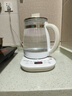 美的（Midea）家用養(yǎng)生壺 1.5L全自動(dòng)玻璃燒水壺 多段保溫電熱水壺 一體恒溫煮茶壺 輕音柔聲燉煮智能預(yù)約 升級(jí)新品【玻璃壺蓋】YS15P202 1.5L 曬單實(shí)拍圖