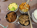 玖怡嘉四層保溫飯盒多層大容量餐盒上班族304不銹鋼可微波爐便攜便當(dāng)盒 五層米粽?qǐng)A形飯盒【筷勺+袋子】 曬單實(shí)拍圖