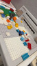 babypods兒童積木桌游戲桌寶寶學(xué)習(xí)桌1-3-6歲可升降書桌幼兒園繪畫桌椅 積木+繪畫板+200顆積木 曬單實(shí)拍圖