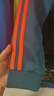 阿迪達斯（adidas）兒童外套秋季兒童開(kāi)衫戶(hù)外運動(dòng)百搭立領(lǐng)外套 藍/橘 140 曬單實(shí)拍圖