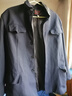 中山裝男人爸爸裝中山服裝秋冬裝爺爺老人上衣服 藍(lán)黑色 80/【體重170-190斤】 曬單實(shí)拍圖