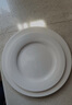 斯凱綈（Sky Top）盤子陶瓷淺菜盤骨瓷碟子西餐盤家用餐具純白8英寸平盤4件套裝 曬單實(shí)拍圖