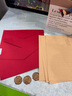 黛螺堂5號麻布紋信封信紙套裝復古加厚情書(shū)信紙浪漫情侶表白七夕情人節禮物送女友手寫(xiě)教師節賀卡高級感 曬單實(shí)拍圖