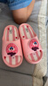 幸?，旣悾–heerful Mario）親子兒童拖鞋夏男童女童室內(nèi)家居浴室可愛(ài)軟底卡通涼拖鞋一家三口 曬單實(shí)拍圖