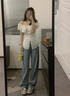 妙奕嘉白色短袖正肩t恤女士2025年夏秋新款t恤衫一字肩純欲上衣半袖女 一字肩甜辣風(fēng)露肩短袖上衣 M 【建議105斤以?xún)取?曬單實(shí)拍圖