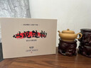 紫來順宜興30目老宕口黃金段泡茶壺正宗原礦虛扁壺功夫茶具紫砂壺單壺 30目老宕口黃金段虛扁壺 190ml 曬單實(shí)拍圖