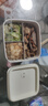 樂燉 電熱飯盒加熱飯盒便當(dāng)盒保溫便攜帶飯盒免注水上班族熱飯神器自熱 1.2L 單層 麥飯石內(nèi)膽+保溫袋+餐具【3格抗菌】 曬單實(shí)拍圖