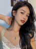 阿黛麗天然紫水晶項(xiàng)鏈女銀寶石吊墜鎖骨日韓飾品網(wǎng)紅簡約情人節(jié)禮物 曬單實(shí)拍圖