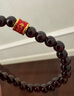 明牌珠寶足金硬金黃金六字真言轉(zhuǎn)運(yùn)珠手鏈串珠PGD382625定價(jià) 足金 約0.28-0.33克 配石榴石手串 曬單實(shí)拍圖