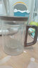 憶壺茶（YIHUTEA）泡茶杯茶水分離杯水杯男士茶杯個人專用泡茶杯玻璃綠茶杯子 【特價沖量】400ML木語杯 曬單實拍圖