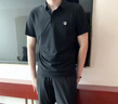 FILA 斐樂官方男子針織短袖POLO衫2025夏季新款休閑涼感基礎(chǔ)上衣 傳奇藍(lán)-NV 3XL 190/108A/XXXL 曬單實(shí)拍圖