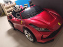 COSCO JUVENI LE四驅(qū)法拉利兒童電動(dòng)車四輪帶遙控玩具車可坐人送小孩生日禮物 烤漆紅【遙控+智能早教+四驅(qū)】 曬單實(shí)拍圖
